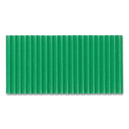 Pacon Corobuff Corrugated Paper Roll, 48" x 25 ft, Emerald Green 11141